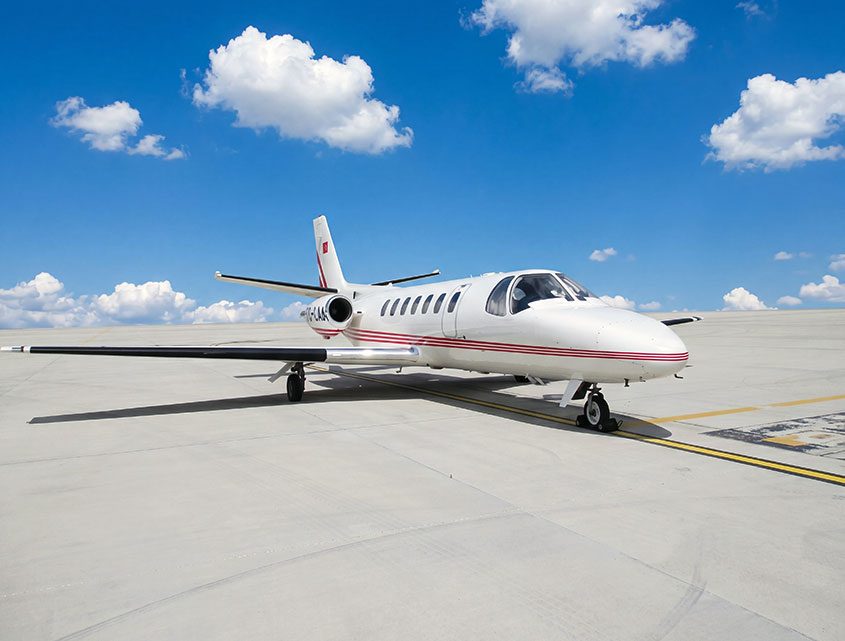 Citation V private jet